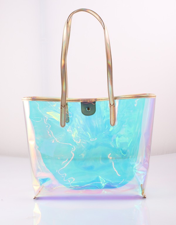 Louis Vibes Holographic Tote