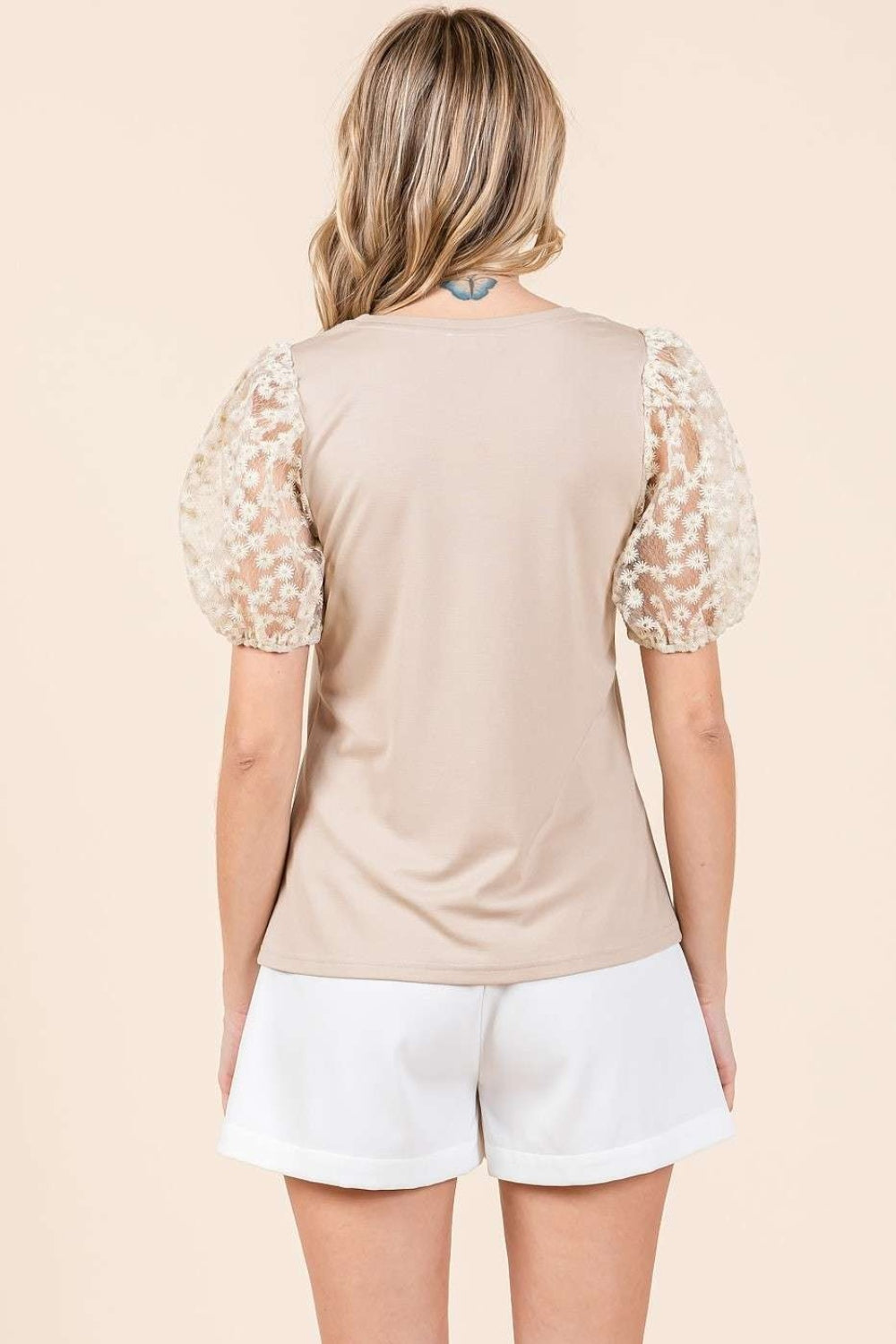 Harper Puff Short Sleeve Top